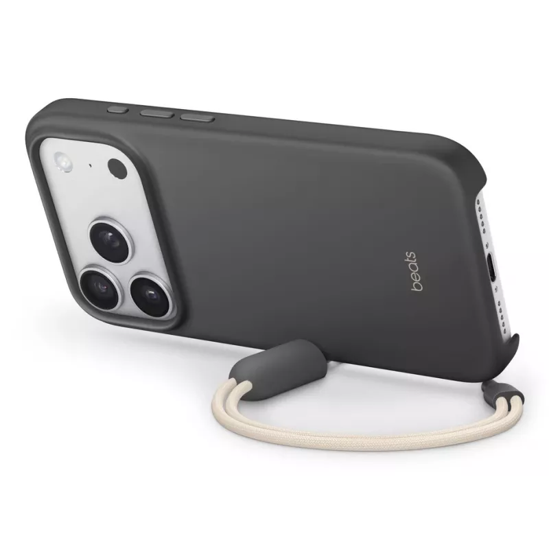 APPLE Beats iPhone 17 Pro – Dėklas su stoveliu, MagSafe ir kameros valdymu – Granito pilka