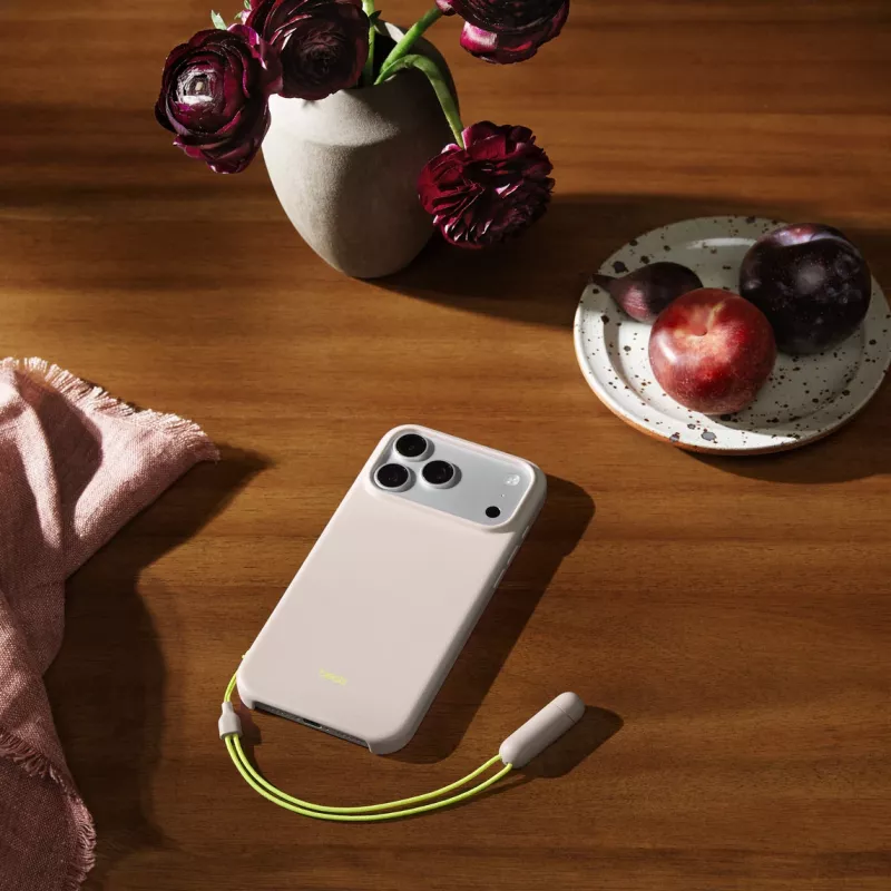 APPLE Beats iPhone 17 Pro Max - Dėklas su atramėle, MagSafe ir kameros valdymu - Lime Stone