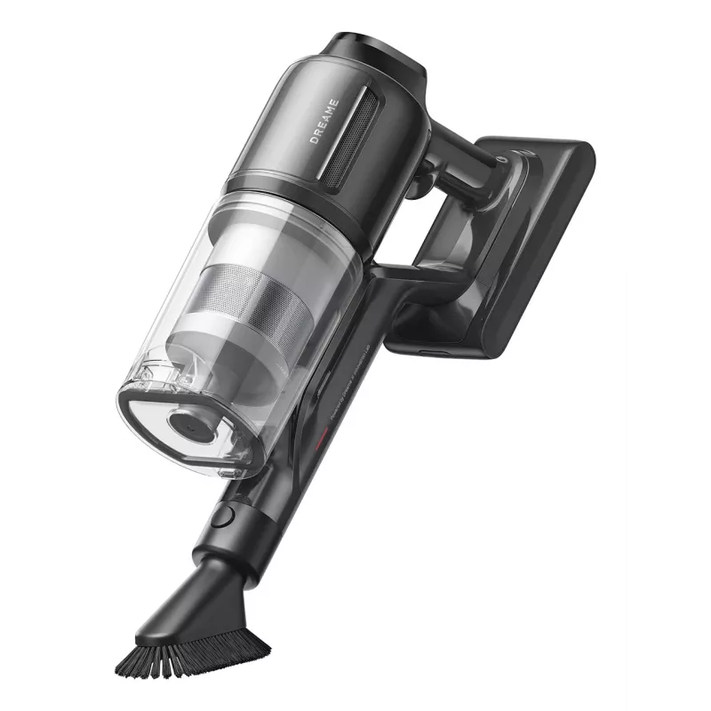 Dreame R20 Ultra AquaCycle 2-in-1 belaidis siurblys su šlapiu valymu, akumuliatorinis, sausas, HEPA, be maišelio, 0,6 l, 540 W, juodas, 2,85 Ah