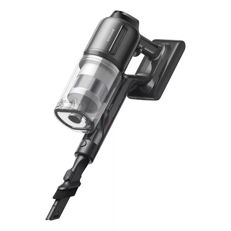 Dreame R20 Ultra AquaCycle 2-in-1 belaidis siurblys su šlapiu valymu, akumuliatorinis, sausas, HEPA, be maišelio, 0,6 l, 540 W, juodas, 2,85 Ah
