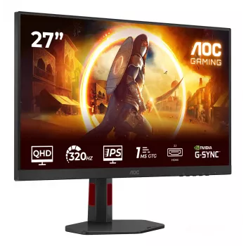 AOC G4 Q27G4SRU monitorius kompiuteriui 68.6 cm (27 col.) 2560 x 1440 pikselių Quad HD LED Juodas, Raudonas