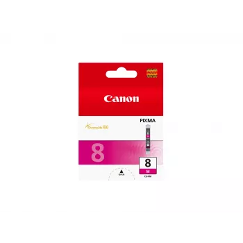 Canon CLI-8M rašalo kasetė, rausvai raudona, pigmentinis rašalas, 1 vnt., 565 puslapiai