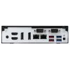 Shuttle Slim PC DH770, S1700, 2x HDMI, 2x DP, 2x 2.5G LAN, 2x COM, 8x USB, 1x 2.5 colio, 2x M.2, 24/7 nuolatinis darbas, su VESA