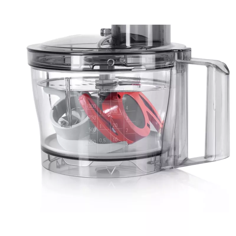 Bosch MCM3201B virtuvinis kombainas 800 W 2,3 L juodas, permatomas