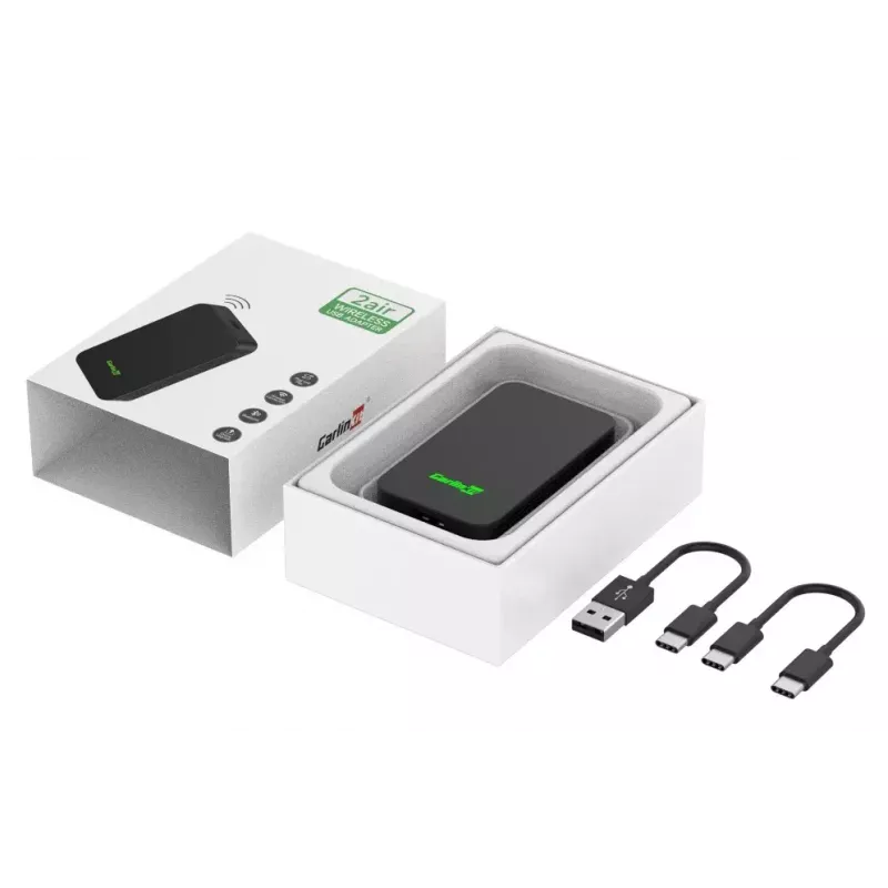 Automobilinis medijos imtuvas Carlinkit CPC200-2AIR juodas Wi-Fi 5 GHz / 2.4 GHz, Bluetooth 4.1, USB-C