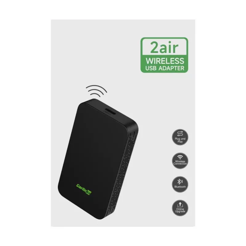 Automobilinis medijos imtuvas Carlinkit CPC200-2AIR juodas Wi-Fi 5 GHz / 2.4 GHz, Bluetooth 4.1, USB-C