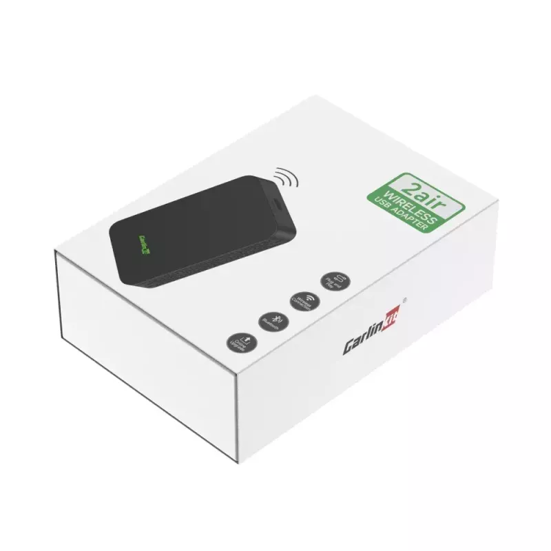 Automobilinis medijos imtuvas Carlinkit CPC200-2AIR juodas Wi-Fi 5 GHz / 2.4 GHz, Bluetooth 4.1, USB-C