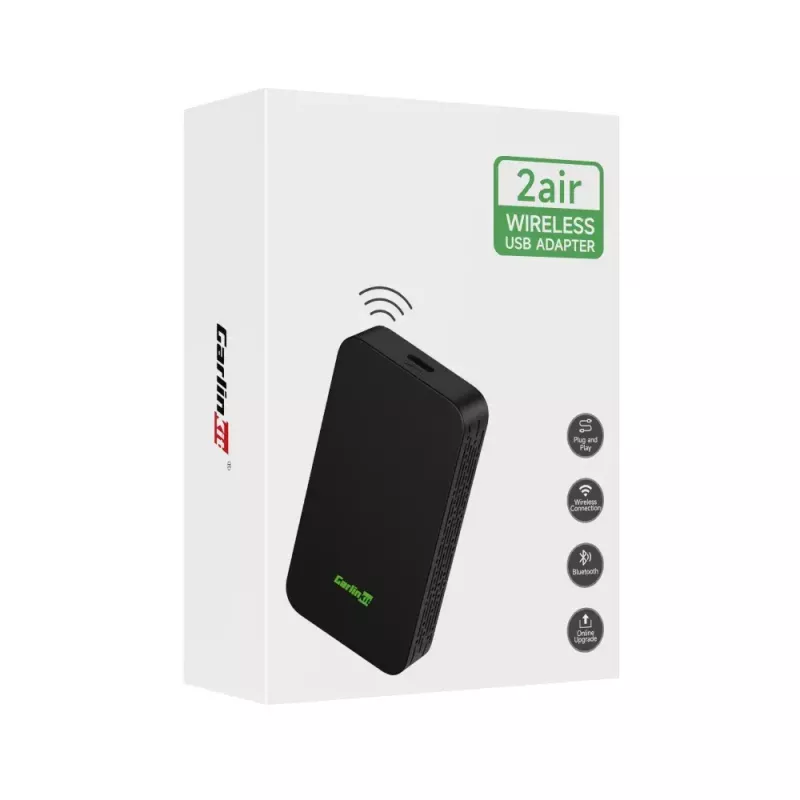Automobilinis medijos imtuvas Carlinkit CPC200-2AIR juodas Wi-Fi 5 GHz / 2.4 GHz, Bluetooth 4.1, USB-C