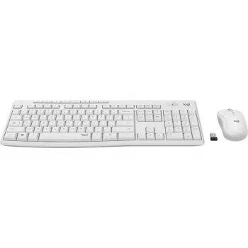 LOGITECH MK295 tylus belaidis rinkinys Off White QWERTY danų/norvegų/švedų/suomių