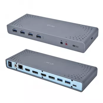 i-tec USB 3.0 / USB-C / Thunderbolt 3 dviejų monitorių dokavimo stotelė