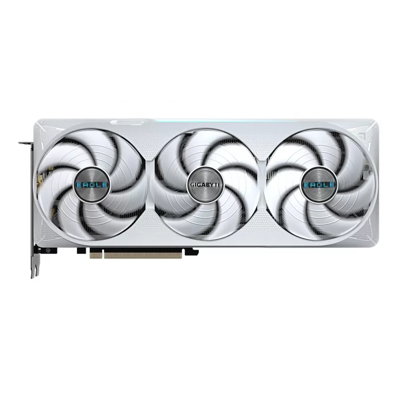 GIGABYTE GeForce RTX 5070 Ti EAGLE OC ICE SFF 16G vaizdo plokštė - 16 GB GDDR7, 256 bit, PCI-E 5.0, 2542 MHz branduolio dažnis, 3x DP 2.1a, 1x HDMI 2.1b, NVIDIA DLSS 4, GV-N507TEAGLEOC ICE-16GD