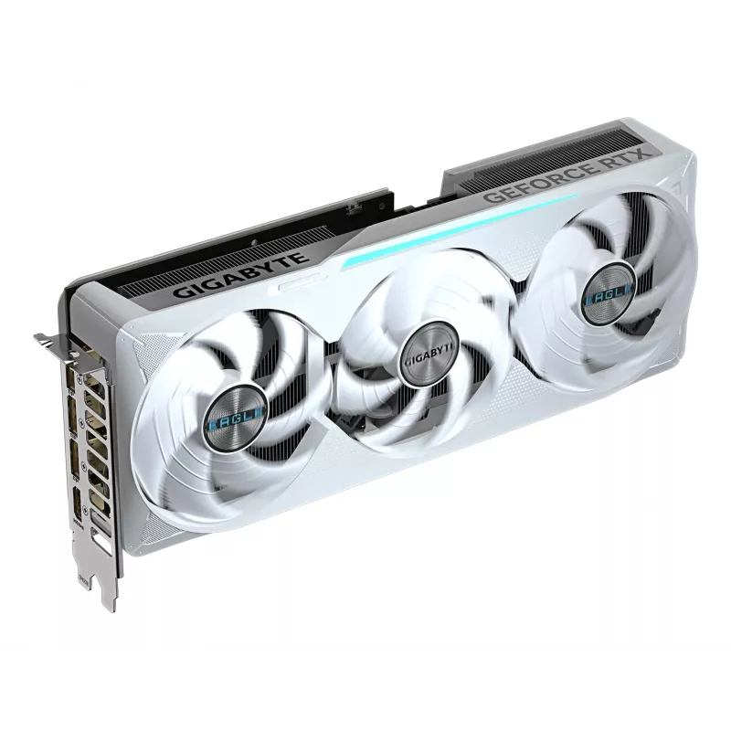 GIGABYTE GeForce RTX 5070 Ti EAGLE OC ICE SFF 16G vaizdo plokštė - 16 GB GDDR7, 256 bit, PCI-E 5.0, 2542 MHz branduolio dažnis, 3x DP 2.1a, 1x HDMI 2.1b, NVIDIA DLSS 4, GV-N507TEAGLEOC ICE-16GD