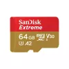 WESTERN DIGITAL Extreme Micro SDXC 64GB + SD adapteris 170MB/s 80MB/s A2 C10 V30 UHS-I U3