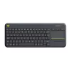 LOGITECH Wireless Touch Keyboard K400 Plus - Juoda - Qwerty UK