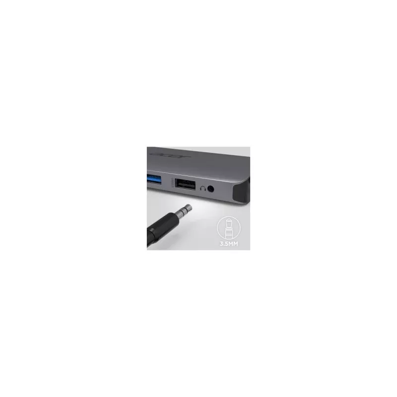 Acer 12v1 Type C Dongle sidabrinis