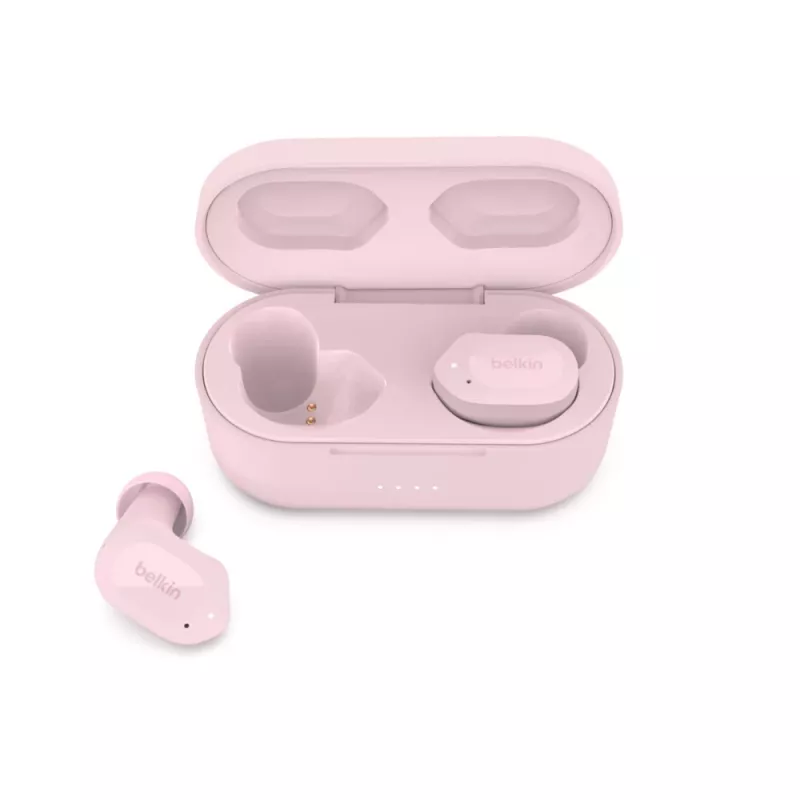 BELKIN SOUNDFORM Play belaidės ausinės – TWS, rausvos
