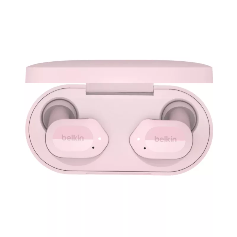 BELKIN SOUNDFORM Play belaidės ausinės – TWS, rausvos