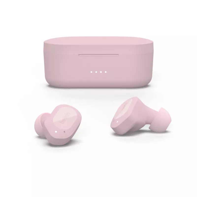 BELKIN SOUNDFORM Play belaidės ausinės – TWS, rausvos