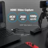 j5create JVA11-N 4K HDMI™ fiksavimo adapteris, juodas, USB 3.2 Gen 1 (3.1 Gen 1), 3840 x 2160 pikselių, aliuminis, 0.19 m, Taivanas