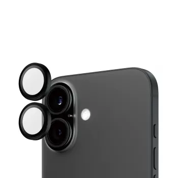PanzerGlass ® Hoops® fotoaparato objektyvo apsauga juoda iPhone 16 | 16 Plus