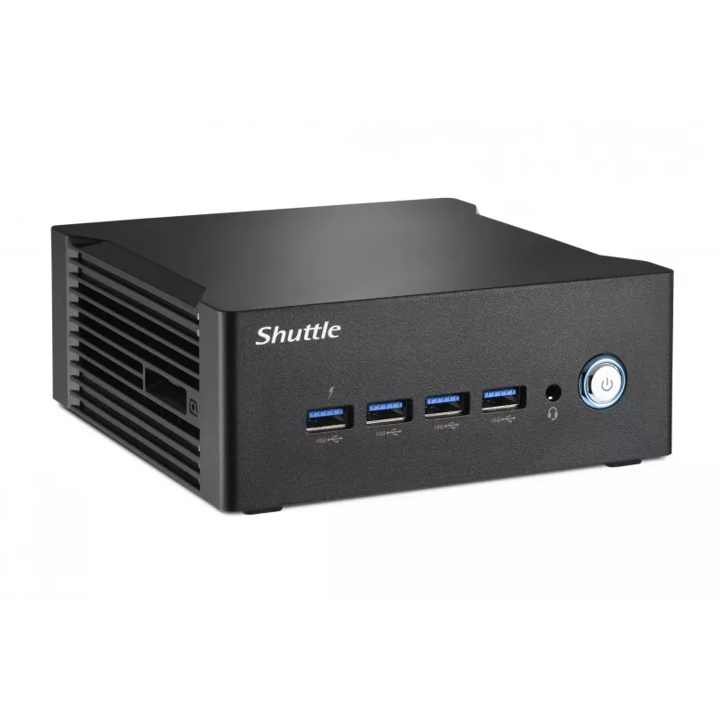 Shuttle Nano PC NT10H5, Intel Core Ultra 5 125H, Intel Arc grafika, 2xHDMI, 2xUSB 4.0 (DP), 2x2.5Gbit LAN, su VESA 24/7 nuolatiniam darbui