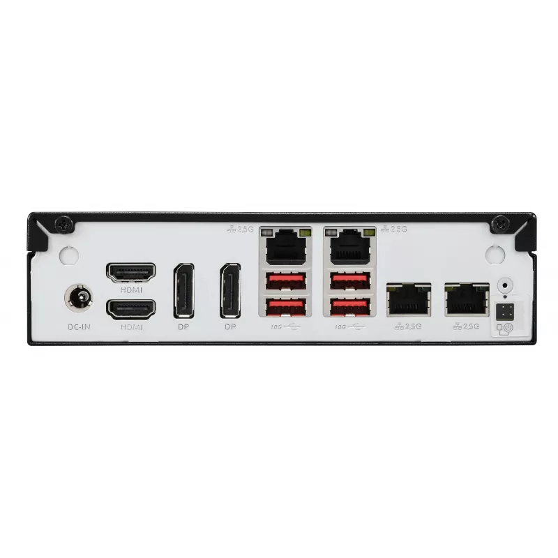 Shuttle Slim AI PC DN11H5 Intel Core Ultra 5 125H, Intel Arc grafika, 2xHDMI, 2xDP, 4x 2,5Gbit LAN, VESA, 24/7 nuolatinis darbas