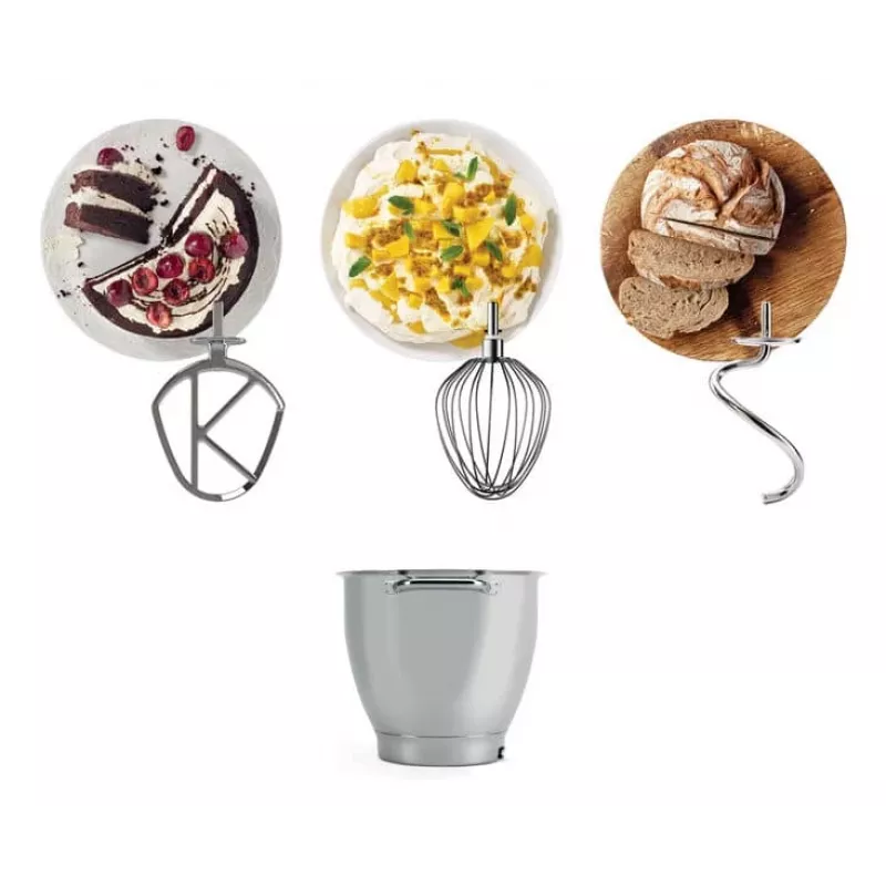 Kenwood Chef XL Pro virtuvinis kombainas 1700 W 6,7 L sidabrinis
