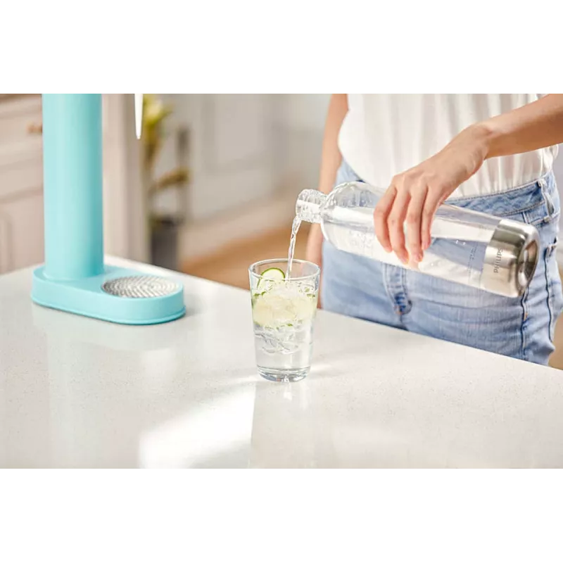 Philips ADD912/10 gazuotas vandens butelis, 1000 ml, nerūdijančio plieno apdaila
