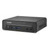 Shuttle XPC nano NE10N, Intel N 100, 1x HDMI, 1x DP, 6x USB, 1x LAN, be ventiliatoriaus, 24/7 nepertraukiamas darbas, su VESA