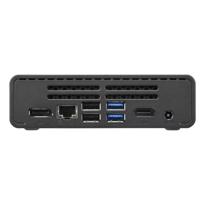 Shuttle XPC nano NE10N, Intel N 100, 1x HDMI, 1x DP, 6x USB, 1x LAN, be ventiliatoriaus, 24/7 nepertraukiamas darbas, su VESA