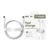 PanzerGlass empower™ by ® Racing 240W USB-C į USB-C laidas | USB 2.0 | 2 m | sidabriškai baltas