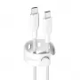 PanzerGlass empower™ by ® Racing USB-C į USB-C laidas 60W | USB 2.0 | 1,2 m | Sidabrinė balta