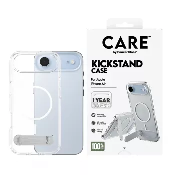 PanzerGlass CARE™ by ® Dėklas Skaidrus su Atramėle ir MagSafe iPhone Air