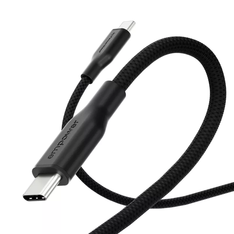 PanzerGlass empower™ by ® Racing 60W USB-C į USB-C laidas | USB 2.0 | 2 m | Space Black