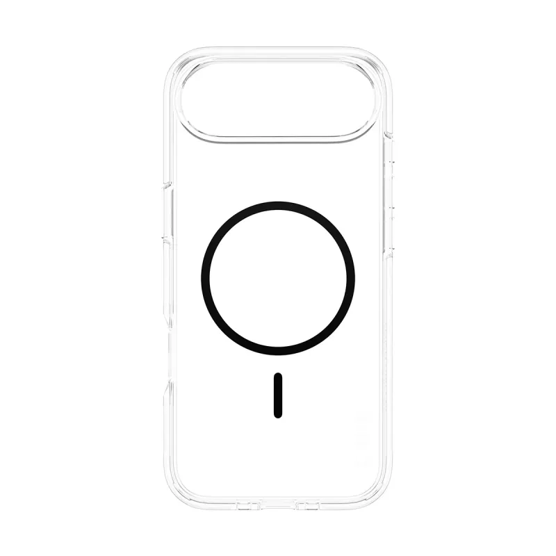 PanzerGlass CARE by Flagship Case nugarėlė iPhone Air, skaidri Urban Explorer su juodu MagSafe