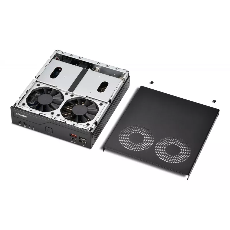 Kompiuteris Shuttle Barebone slim DH810 Intel SO-DDR5 juodas DH810 SHUTTLE