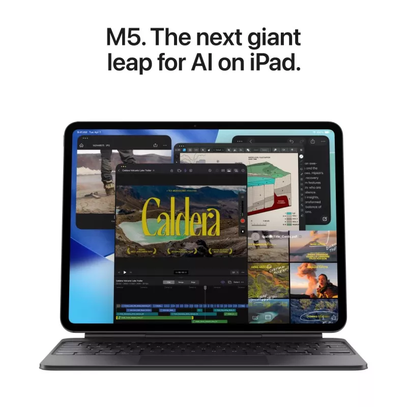 Planšetinis kompiuteris APPLE iPad Pro M5 - 13 colių - Wi-Fi - 512 GB - Standartinis stiklas - Sidabrinis