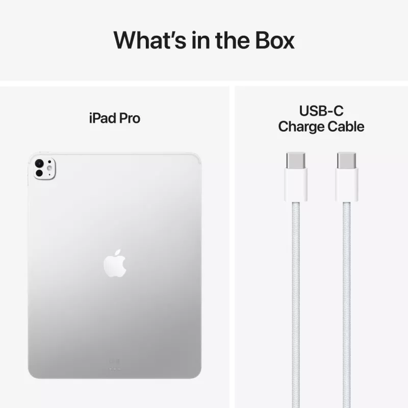 Planšetinis kompiuteris APPLE iPad Pro M5 - 13 colių - Wi-Fi - 512 GB - Standartinis stiklas - Sidabrinis