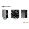 Aušintuvas procesoriui be quiet! Pure Rock Slim 3, 10 cm, sidabrinis