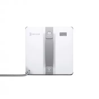 Langų valiklis Ecovacs WINBOT MINI – siurbimas, baterija Li‑Ion, min langas 22×25 cm, 1,3 kg, 215×215×55 mm, pilka/balta