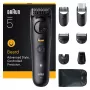 Braun BeardTrimmer 5 BT5560 barzdos kirpimo mašinėlė, baterija, 40 lygių, 2 cm, šlapiam ir sausam naudojimui, juoda