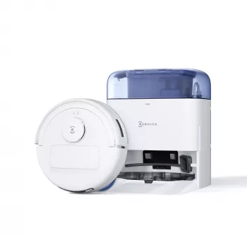 Ecovacs Deebot MINI Blue Blue, White – belaidis dulkių siurblys su šlapia valymo funkcija