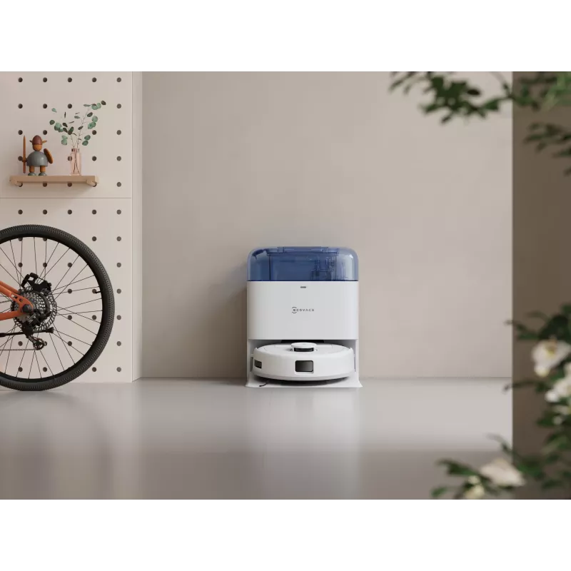 Ecovacs Deebot MINI Blue Blue, White – belaidis dulkių siurblys su šlapia valymo funkcija