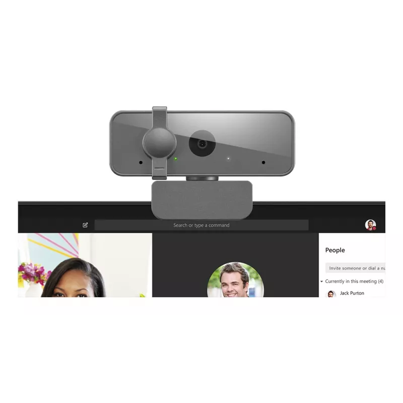 Lenovo GXC1S15023 internetinė kamera Full HD 1920x1080 pilka