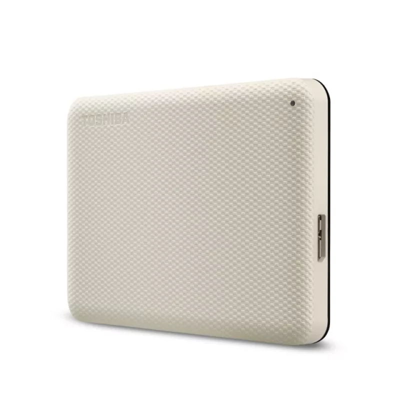 Toshiba Canvio Advanced 1TB USB 3.2 Gen 1 2,5 col. išorinis kietasis diskas (šviesiai smėlio spalvos)
