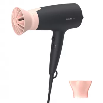 Philips 3000 serijos BHD350/10 Plaukų džiovintuvas, DC, juodas, rožinis, pakabinimo kilpa, 1.8 m, 2100 W, 220 - 240 V