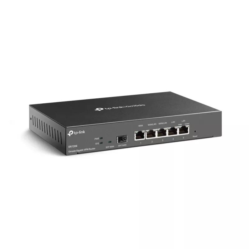 TP-Link SafeStream Gigabit Multi-WAN VPN maršrutizatorius, Ethernet WAN, Gigabit Ethernet, juodas