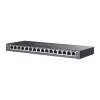 TP-Link Omada 16 prievadų Gigabit valdomas jungiklis su 8 PoE+ prievadais, L2/L2+, 19 inch stelažui