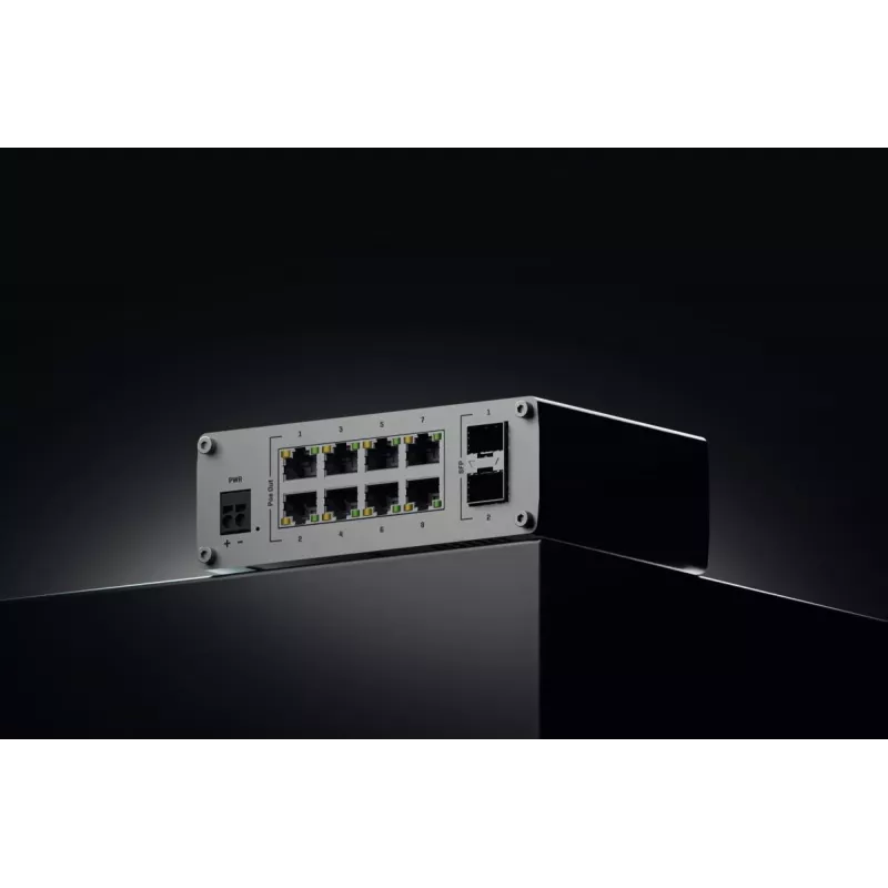TELTONIKA TSW200 Pramoninis nevaldomas PoE+ Gigabit Ethernet jungiklis