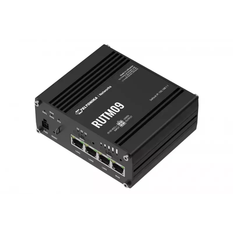 Vielinis maršrutizatorius Teltonika RUTM09 Gigabit Ethernet 4G LTE